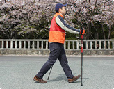 ディフェンシブ歩き方ノルディックウォーキング